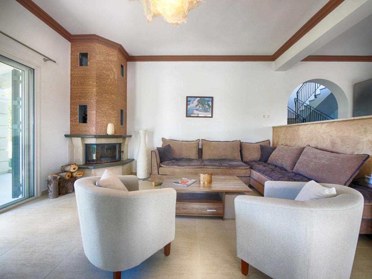 Villa Afionas - 3 Minutes From The Beach With Heated Eco-Pool And Sunset View Exteriér fotografie