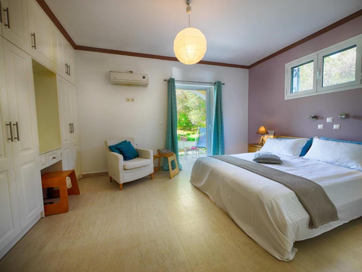 Villa Afionas - 3 Minutes From The Beach With Heated Eco-Pool And Sunset View Exteriér fotografie